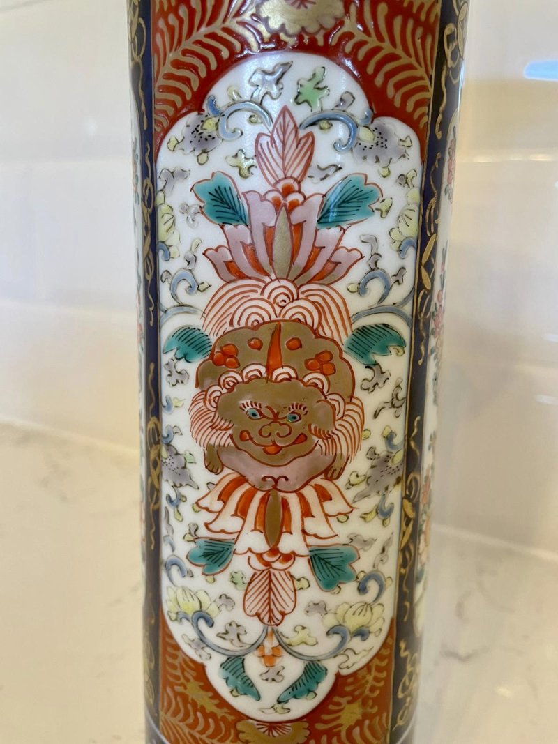 Quality Antique Early 20th Century Imari Vase - Image 7